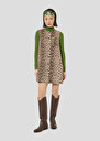 Brown leopard printed dress Remma Chocolate TARA JARMON CH