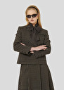 Black plaid jacket Vannie Black TARA JARMON CH