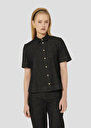 Black denim shirt Camilia Charcoal, Denim, Navy, Nut brown, Old pink TARA JARMON CH