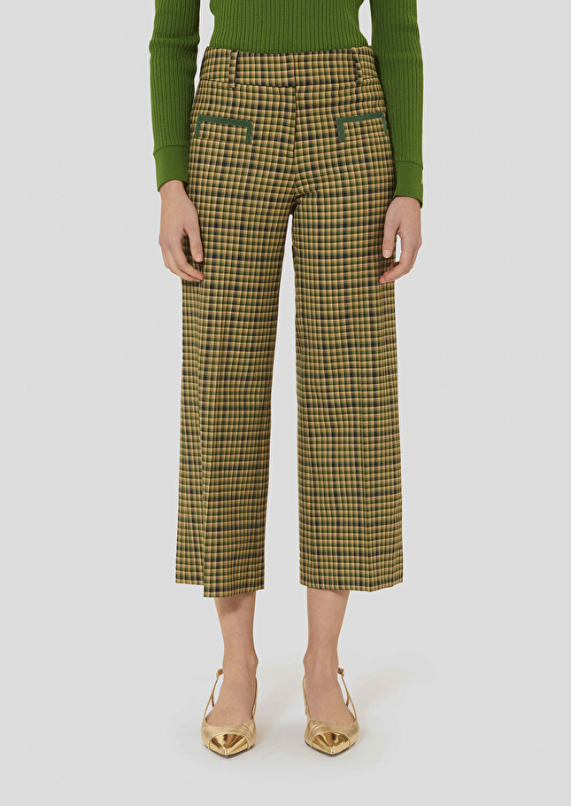 Green tartan pants Penelope Cactus TARA JARMON CH