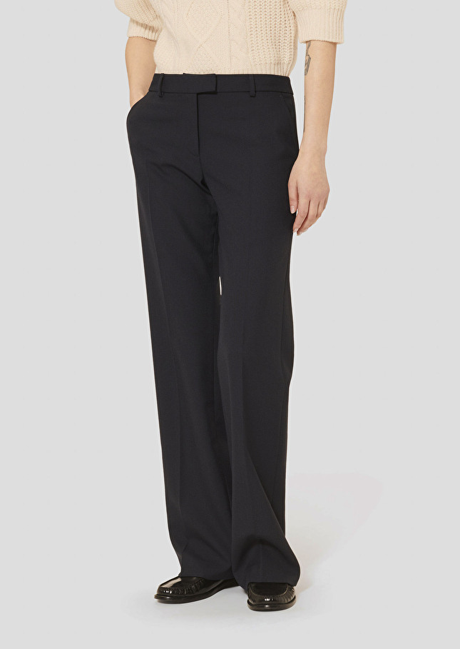 Midnight blue flannel pants Primero Night TARA JARMON CH