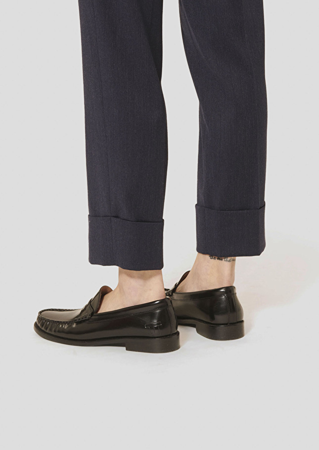 Midnight blue flannel pants Philippa Night TARA JARMON CH