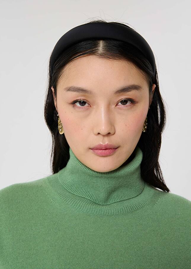 Green cashmere cardigan Palia Almond TARA JARMON CH