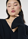 Burgundy wool gloves Alma Cactus, Night TARA JARMON CH