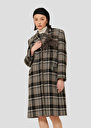 Grey tartan coat Marcel Grey TARA JARMON CH