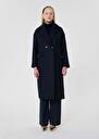 Midnight blue wool coat Milo Night TARA JARMON CH