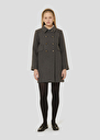 Grey caban coat Marceau Gray grey TARA JARMON CH
