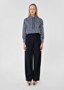 Midnight blue wool pants Parigi Night TARA JARMON CH