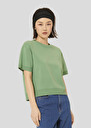 Green merino wool sweater Pamelia Almond TARA JARMON CH