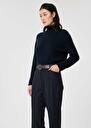 Midnight blue cashmere cardigan Palia Almond, Night TARA JARMON CH