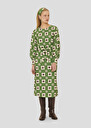 Green flower printed dress Rossini Cactus, Night TARA JARMON CH