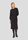 Midnight blue crepe dress Rossini Night TARA JARMON CH