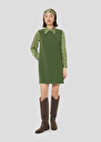 Green crepe dress Rinaldie Cactus TARA JARMON CH