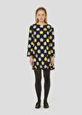 Black with flames print dress Ruoda Burgundy, Charcoal, Green, Night TARA JARMON CH