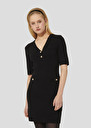 Black knitted dress Ruthie Charcoal, Off-white TARA JARMON CH