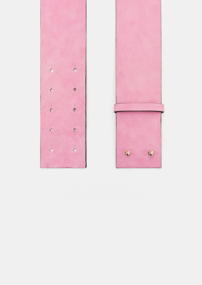 Lauren belt pink velvet Old pink TARA JARMON CH