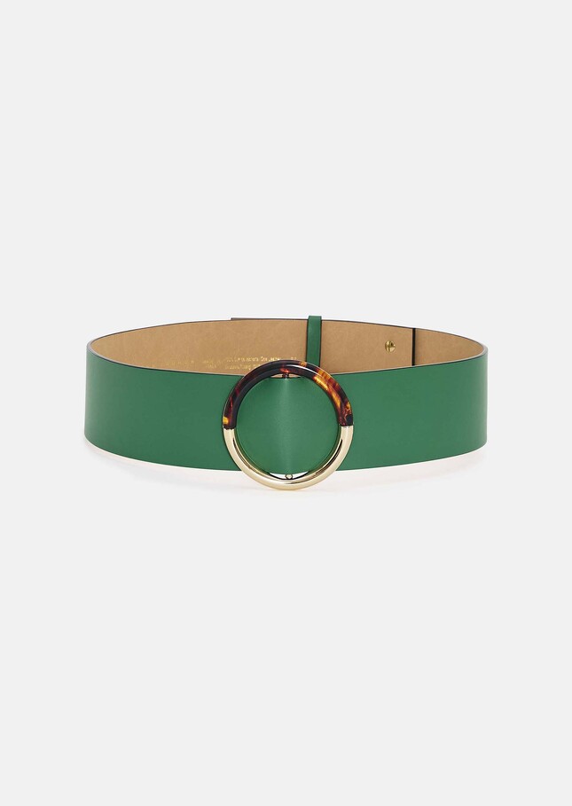 Lauren belt leather green Lime tree TARA JARMON CH