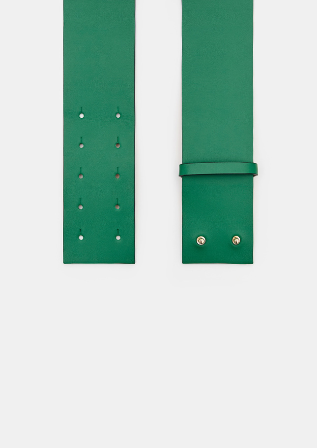 Lauren belt leather green Lime tree TARA JARMON CH