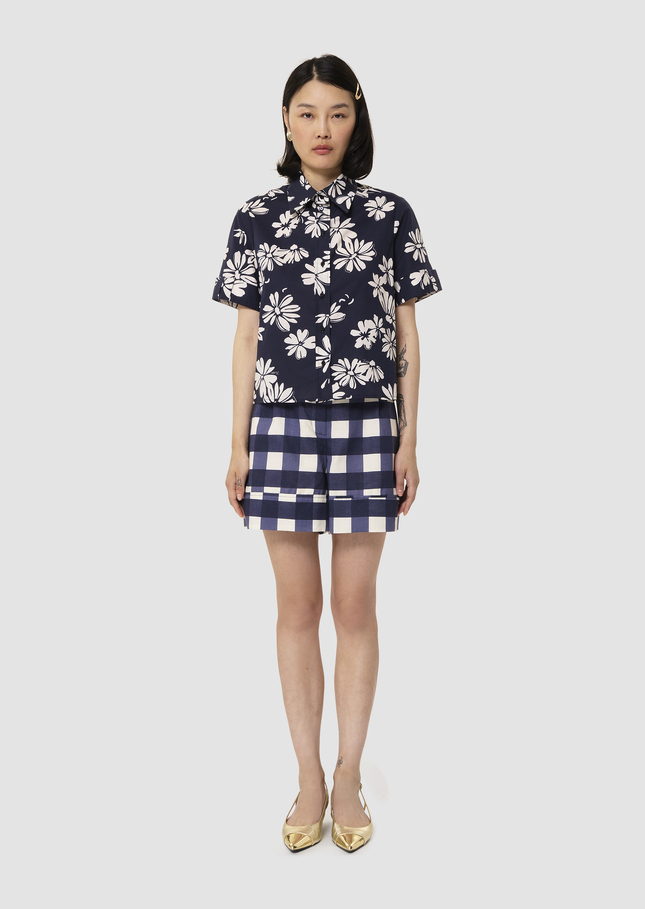Charles midnight blue with a floral print Night TARA JARMON CH