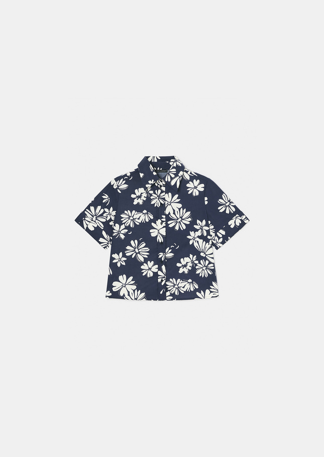 Charles midnight blue with a floral print Night TARA JARMON CH