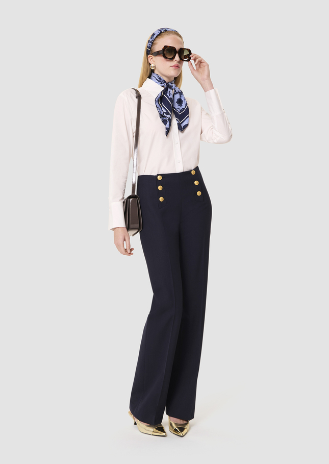 Clarissa white poplin shirt White TARA JARMON CH