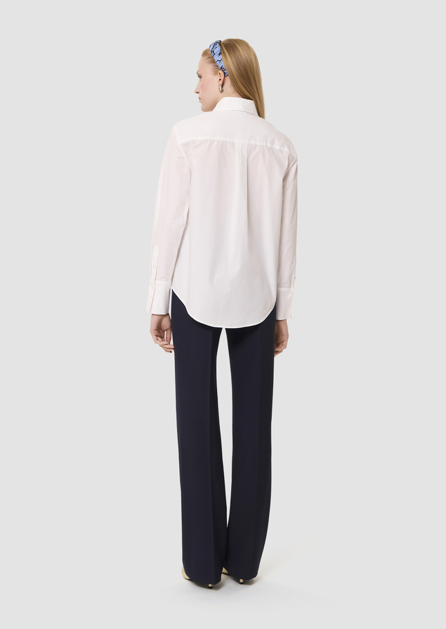 Clarissa white poplin shirt White TARA JARMON CH