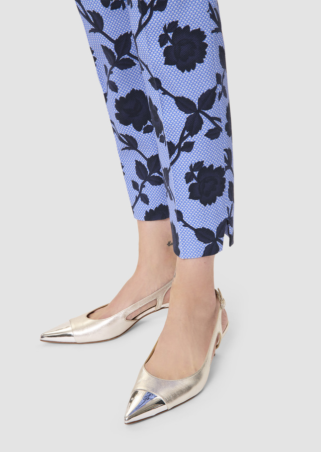 Pablo blue jacquard pants Horizon TARA JARMON CH