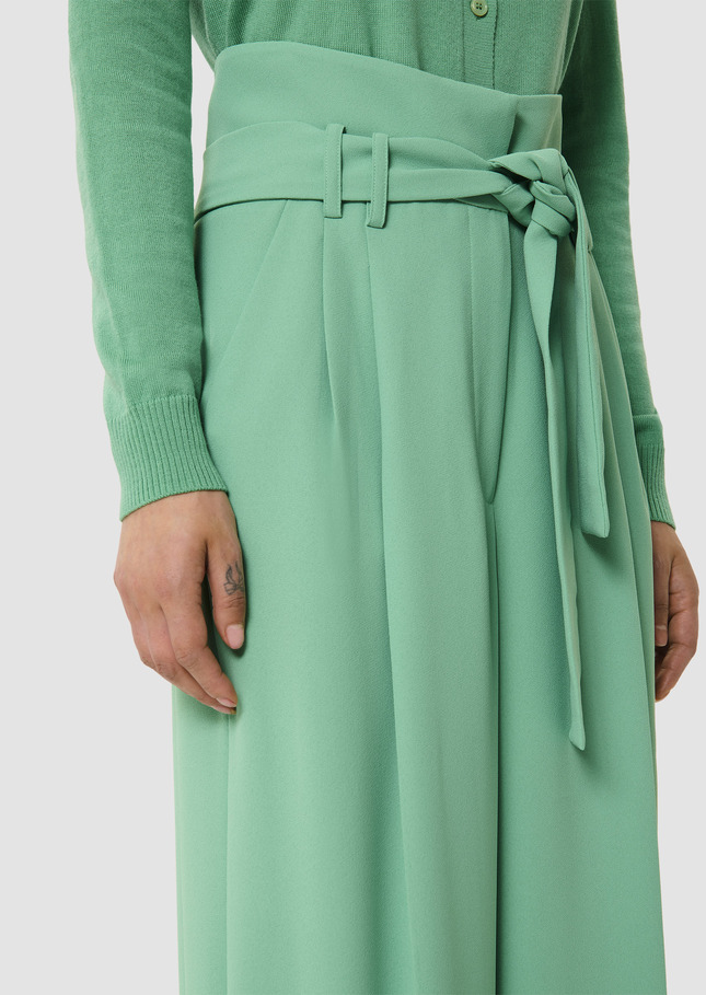 Pia green crepe pants Green TARA JARMON CH