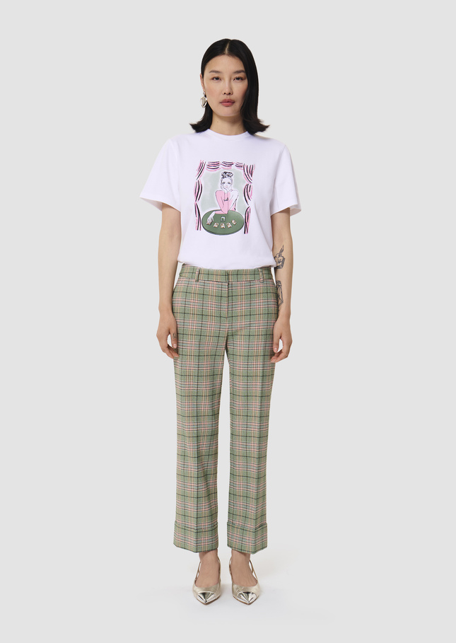 Phill green tartan pants Lime tree TARA JARMON CH