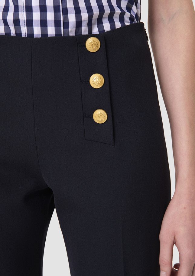 Pepino midnight blue tailored wool pants Night TARA JARMON CH