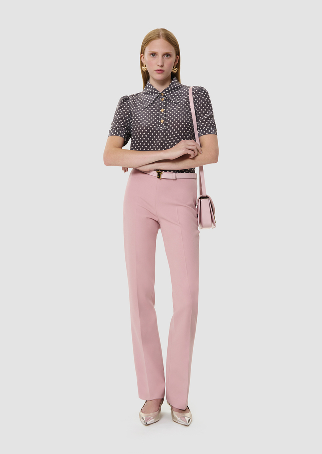 Papillon pink double canvas pants Blush TARA JARMON CH