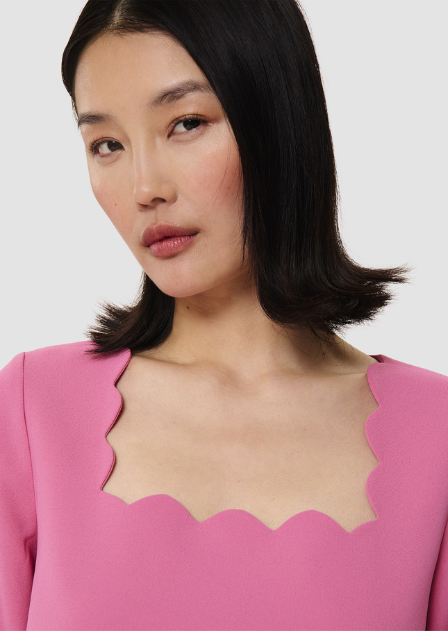 Rossie pink crepe dress Pink TARA JARMON CH
