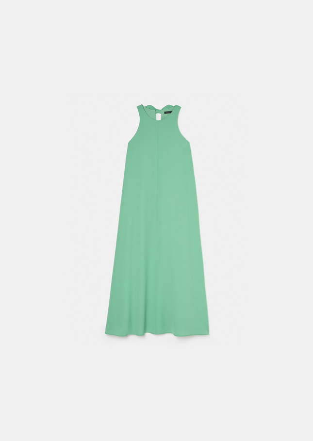 Roxanne green crepe dress Green TARA JARMON CH