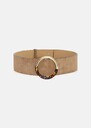 Lauren belt Brown velvet Grey, Nut brown, Old pink TARA JARMON CH
