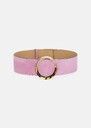 Lauren belt pink velvet Grey, Old pink TARA JARMON CH