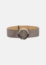 Lauren belt grey velvet Grey, Old pink TARA JARMON CH