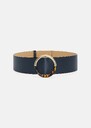 Lauren belt midnight blue leather Lime tree, Night TARA JARMON CH
