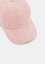 Carole pink denim cap Blush, Grey TARA JARMON CH