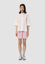 Clem white poplin shirt Pink, White TARA JARMON CH