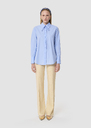 Clarissa blue poplin shirt Horizon, White TARA JARMON CH