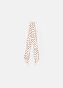 Emma ecru scarf with pink mini hearts Craie TARA JARMON CH