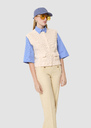Gill ecru cotton cardigan Off-white TARA JARMON CH
