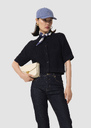 Gracy midnight cotton cardigan Night, Off-white TARA JARMON CH