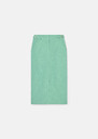 Justina green in flammed fabric Green TARA JARMON CH