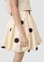Joane ecru with large black ploka dots skirt Off-white TARA JARMON CH
