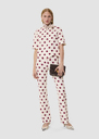 Paivan ecru pants with pink hearts Craie TARA JARMON CH