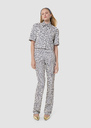 Paivan ecru mini hearts print pants Craie TARA JARMON CH