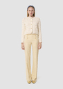 Pepino yellow tailored canvas pants Vanilla TARA JARMON CH