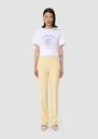 Papillon yellow double canvas pants Blush, Grey, Night, Vanilla TARA JARMON CH