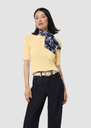 Paloma vanilla fine knit sweater Horizon, Vanilla TARA JARMON CH